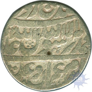 Silver One Rupee Coin of Shah Jahan II of Burhanpur Mint.