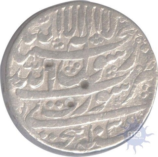 Silver One Rupee Coin of  Shah Jahan of Surat Mint.