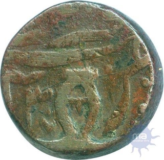 Copper Double Paisa Coin of Najibabad Mint of Rohilkhand.