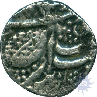 Silver Quarter Rupee Coin of Amritsar of Sikh Empire.