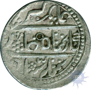 Silver One  Rupee Coin of Gaj Singh,of  Garh Bikaner Mint of Bikaner  State.