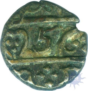 Silver One Fifth Rupee Coin of Tellicherry Malbar coast of Bombay Presidency.