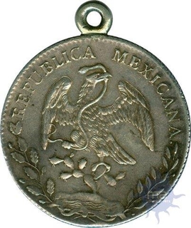 Silver Medal of Mexico of 1882.