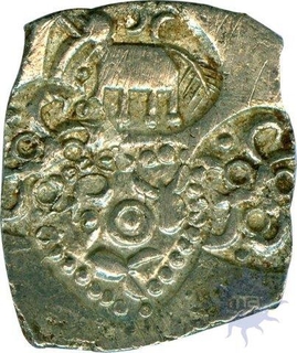 Punch Marked Silver Half Karshapana of Vidarbha Janapada.