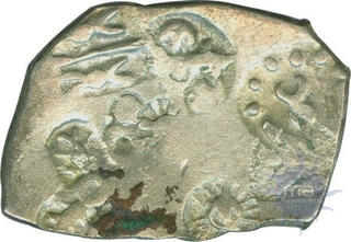 Punch Marked Silver Karshapana of Magadha Janapada.