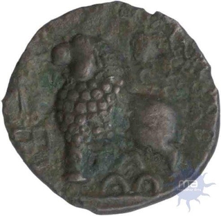 Potin Coin of Nahapana of Western Kshatrapas.