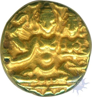 Gold Half Pagoda of Devaraya II of Vijayanagara Empire.