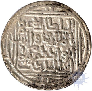 Silver Tanka of Nasir ud Din Muhammad Shah I of Delhi Sultanate.