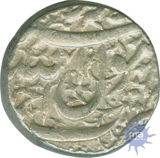 Silver Rupee of Jahangir of Ahmadnagar Mint.