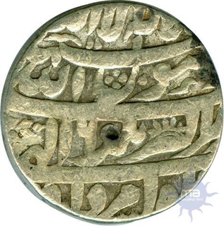 Silver Rupee of Shah Jahan of Akbarnagar Mint.