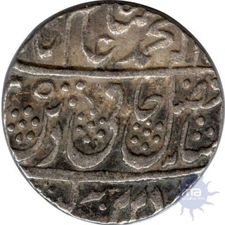 Silver Rupee of Maratha Confederacy of Saharanpur Mint.