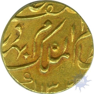 Gold Mohur of Mir Mehbub Ali Khan of Hyderabad.