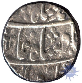 Silver Rupee of Isvari Singh of Jaipur.