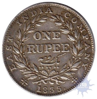 Silver One Rupee of William IIII of 1835.