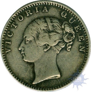 Silver Rupee of Victoria Queen of 1840.