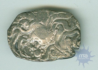 Silver Vimshatika Coin of Panchala Janapada.