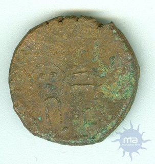 Copper Coin of Yaudheyas.