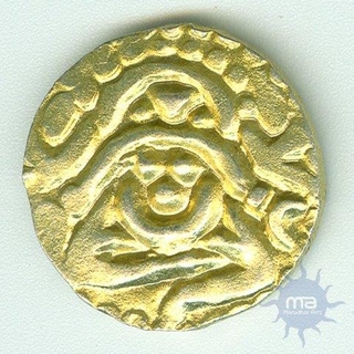 Base Gold Coin of Gangeyadeva of Kalachuri Dynasty