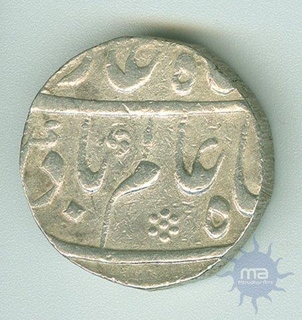 Silver Rupee Coin of Shah Alam Bahadur of Karimabad Mint.