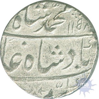 Silver Rupee Coin of Muhammad Shah of Gwalior Mint.