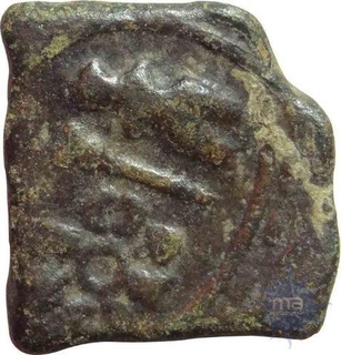 Copper Unit coin of Kathiyawad Region.