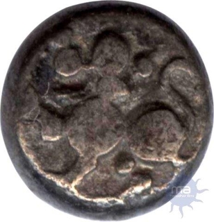 Silver dramma Coin of Kanahdev.