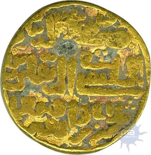 Gold Tanka of Muhammad bin Tughluq of Delhi Sultanate.