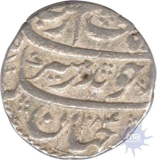 Silver Rupee of Aurangzeb Alamgir of Khambayat Mint.