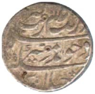 Silver Rupee Coin of Tatta.