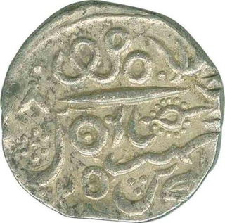 Silver Rupee of Ratan Singh of Bikaner State.