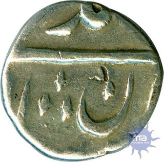 Silver Qutare Rupee of Farkhanda Bunyad Mint of Hyderabad.