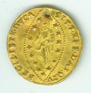 Gold Zechino of Venice of Paulo Rainer (1779 - 1789).