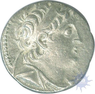 Seleukid King of Syria Silver Coin of Demetrios II Nikator of Second Reign.