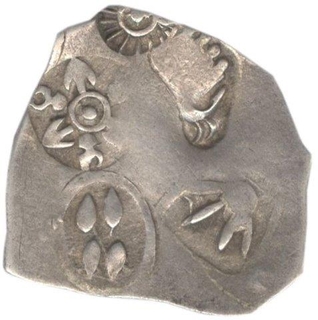 Punch Marked Silver Karshapana Coin of Magadha Janapada.