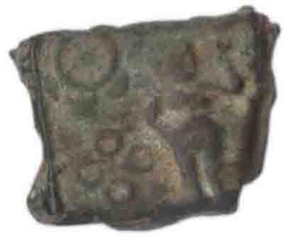 Uninscribed Copper Coin of Ujjaini Region.