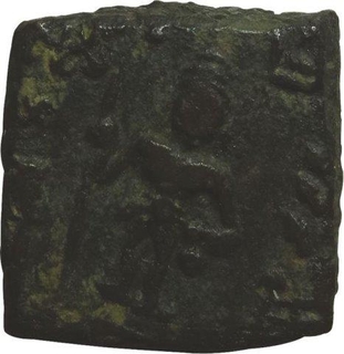 Uninscribed Copper Coin of Ujjaini Region.