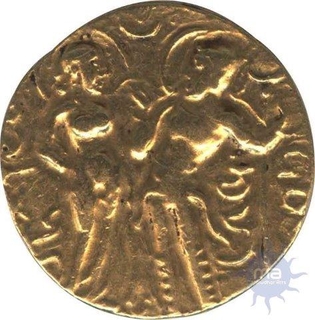 Gold Dinar Coin of Gupta Dynasty of Chandragupta I.