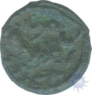 Potin Fraction Copper Coin of Karur Region of Pallavas dynasty.