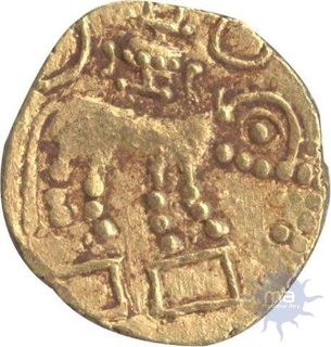 Gold Pagoda Coin of Vinayaditya of Hoyasalas of Dwarasamudra.