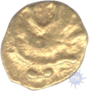 Gold Gajpati Fanam Coin of Western Ganga Dynasty.