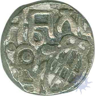 Billon Dramma Coin of Amrita pala  of Chowhan of Ajmer of Rajput Dynasty.