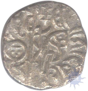 Billon Coin of Prithivi Raj Chauhan of Chauhan of Ajmer/Delhi.