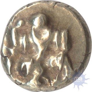 Gold Pagoda Coin of Hari Hara I of Vijayanagara Empire.