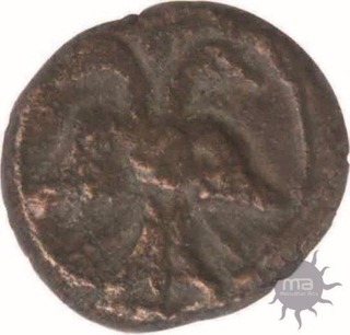 Copper Kasu Coin of Achyutadevaraya of Hampi Region of Vijayanagara Empire.