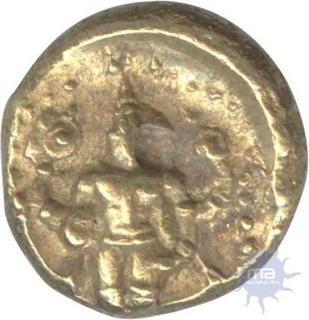 Gold Pagoda Coin of Venkata III of Vijayanagara Empire.