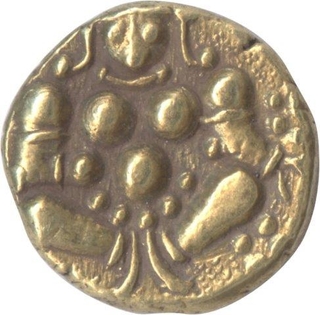 Gold Durgi Pagoda Coin of Nayakas of Chitradurga.