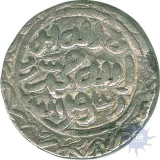 Silver Tanka Coin of Muhammad III Bin Tughluq Shah of  Lakhnauti of Delhi Sultanate.