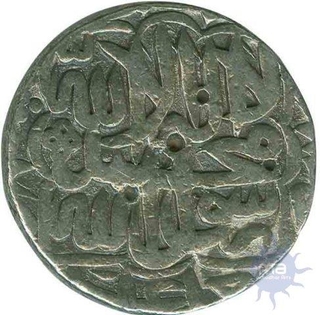 Silver Rupee Coin of Akbar of Agra Dar ul Khilafat.