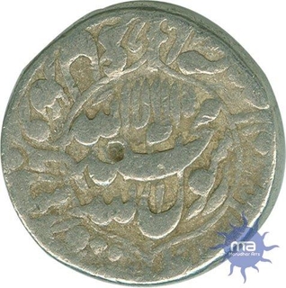 Silver Rupee Coin of Lahore of Shah Jahan.