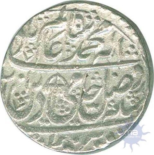 Silver Rupee Coin of Shahjahanabad Mint.